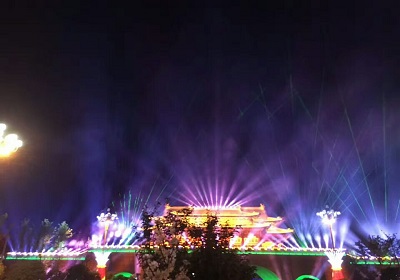 Tourist attractions laser show projects